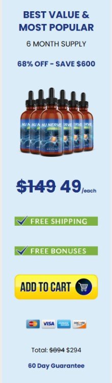 Nu Nerve Buy 6 Bottles